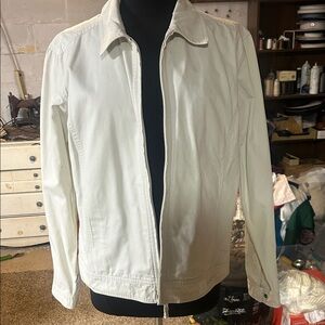 Classic White Lightweight Women's Jacket